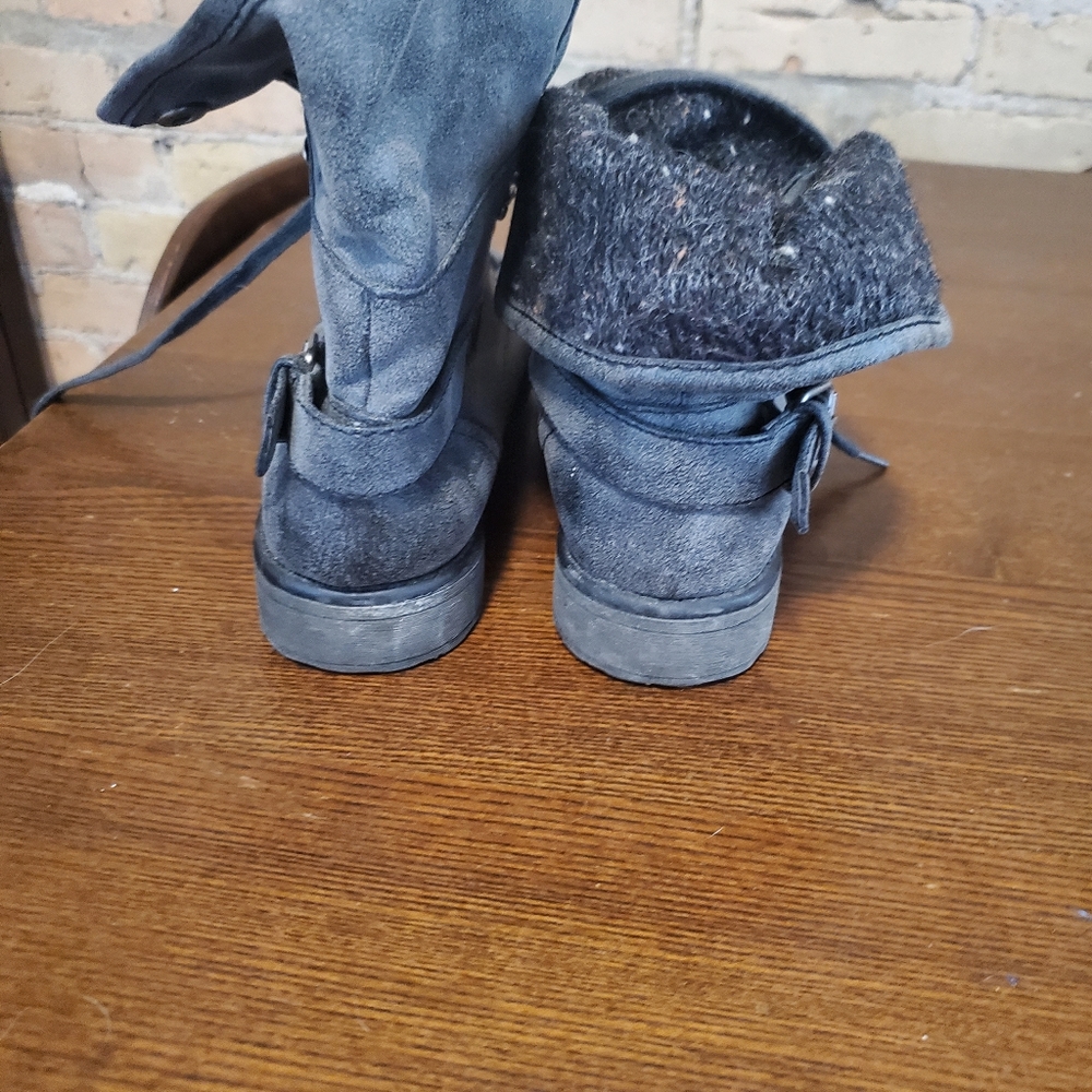 Roxy Steel Grey Boots size 7.5 - Picture 2 of 3